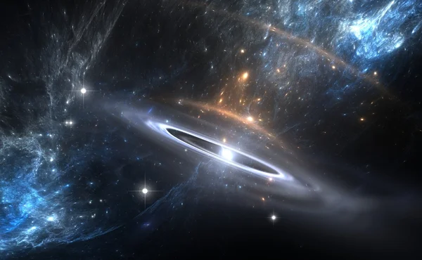 Süpernova patlaması sonucu bilim astronomi, evren ve eğitim projeleri ile kullanmak için — Stok fotoğraf