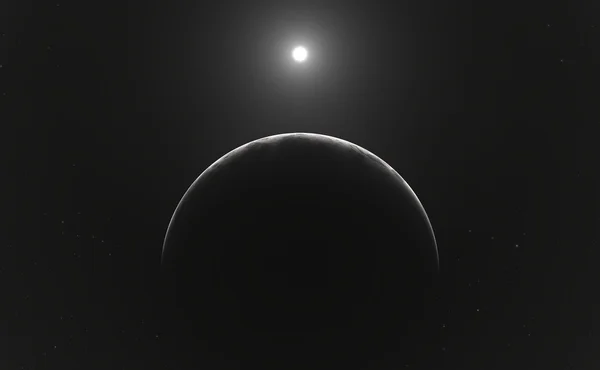 Moon or planet and stars — Stock Photo, Image