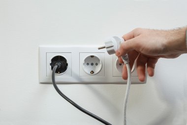Elektrik kablosu soketi bağlantısı