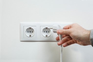 Elektrik kablosu soketi bağlantısı