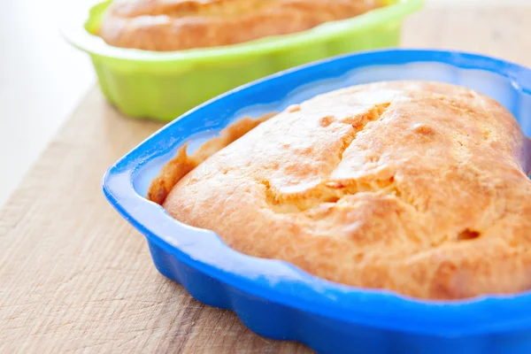 Kukorica muffin sütés reggeli ebéd az élelmiszer-egészségügy — Stock Fotó