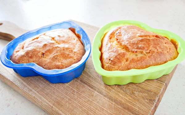 Kukorica muffin sütés reggeli ebéd az élelmiszer-egészségügy — Stock Fotó