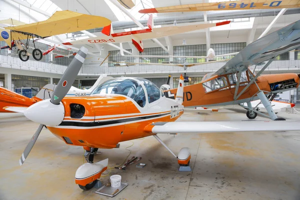 Oberschleissheim, Almanya - 25 Mayıs 2016. Deutsches Havacılık Müzesi  