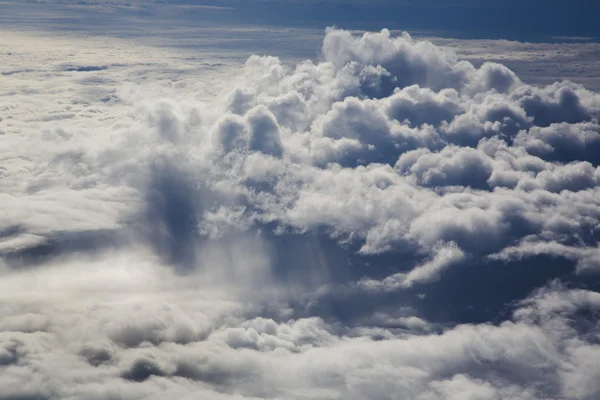 Cielo con nubes desde arriba Imagen de stock