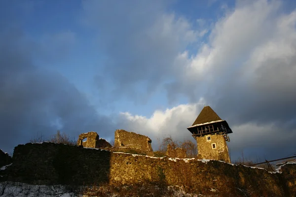 Ужгородский замок - обширная цитадель на холме в Ужгороде, Украина . — стоковое фото