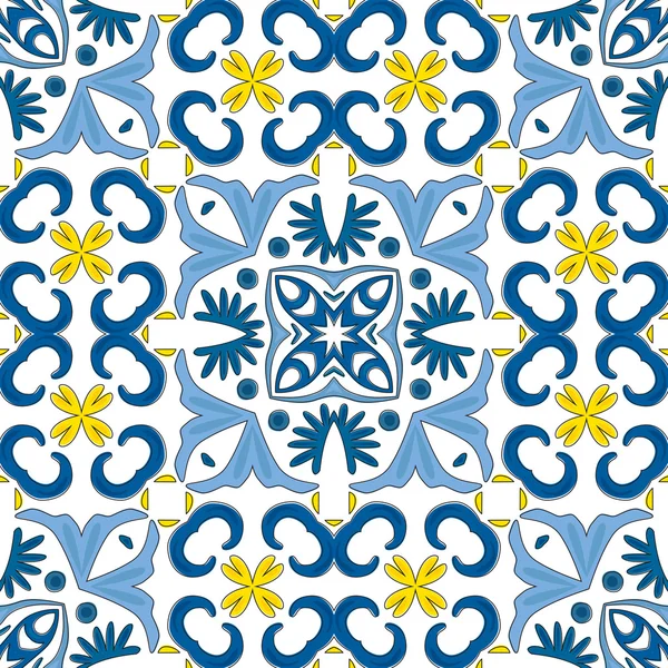 Azulejos portugueses ilustrados —  Vetores de Stock