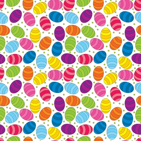 Seamless eggs pattern — Stock Vector