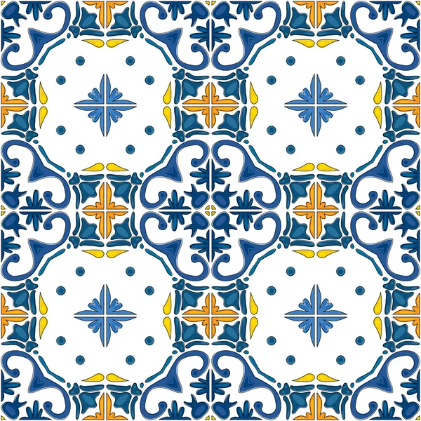 Ілюстрований португальської плитки — стоковий вектор