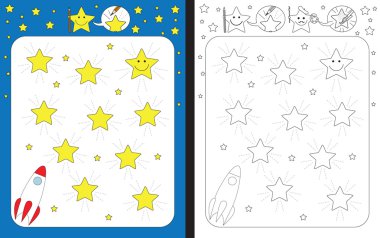 Resimli okul öncesi çalışma