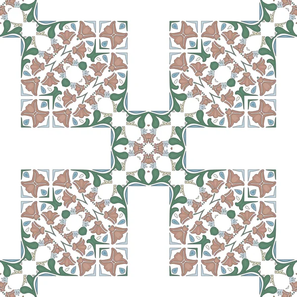 Carreaux portugais illustrés — Image vectorielle