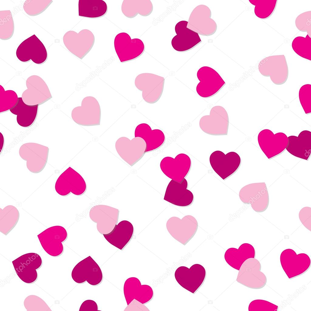 Heart confetti pattern Stock Vector Image by ©nahhan 121826982