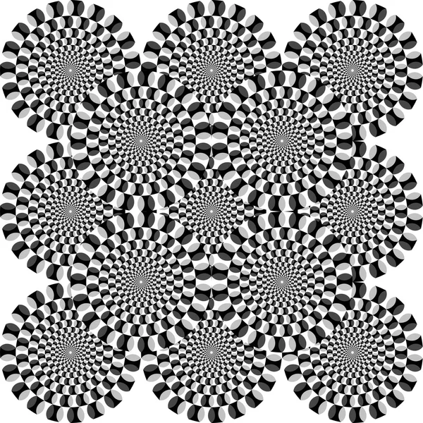 Ilustrované optická iluze — Stockový vektor