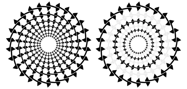 Ілюстрований оптична ілюзія — стоковий вектор