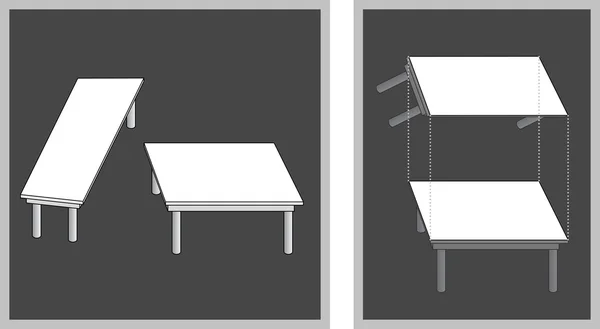 Optische Täuschung — Stockvektor