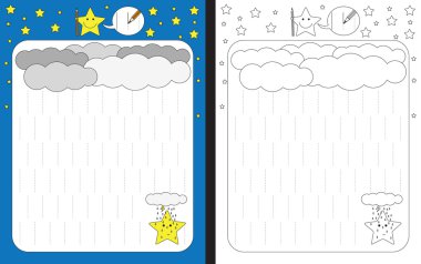 Resimli okul öncesi çalışma