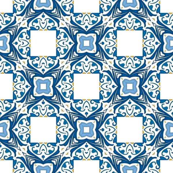 Illustrated portuguese tiles — Stock Vector