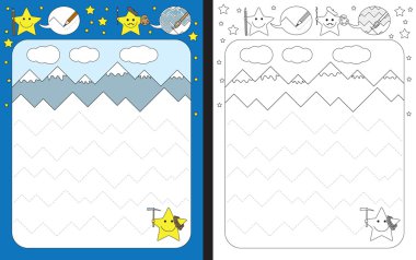 Resimli okul öncesi çalışma