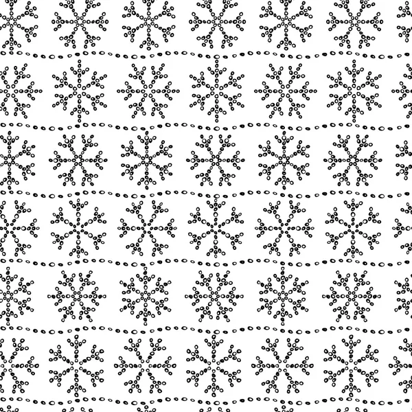 Sorunsuz doodled kış desen