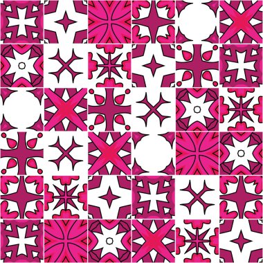 Seamless modeli resimli