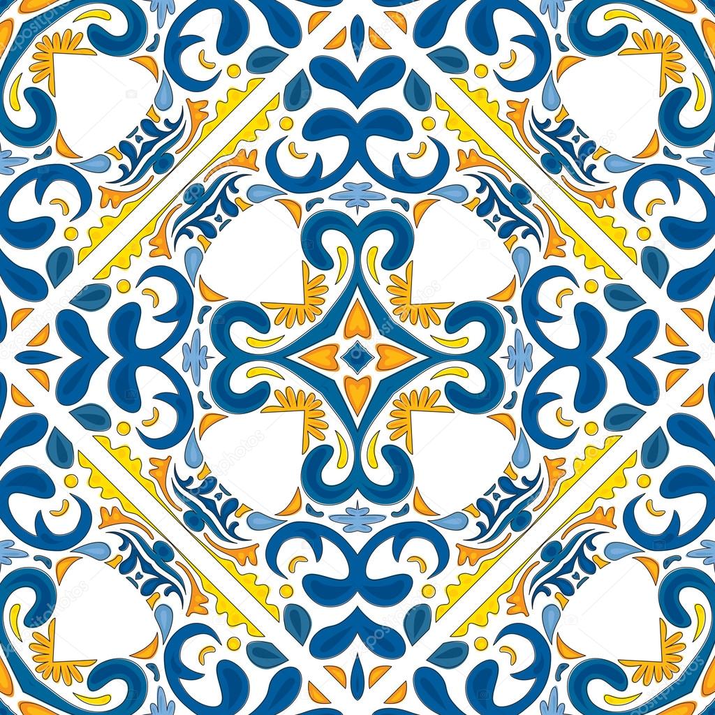 Illustrated portuguese tiles