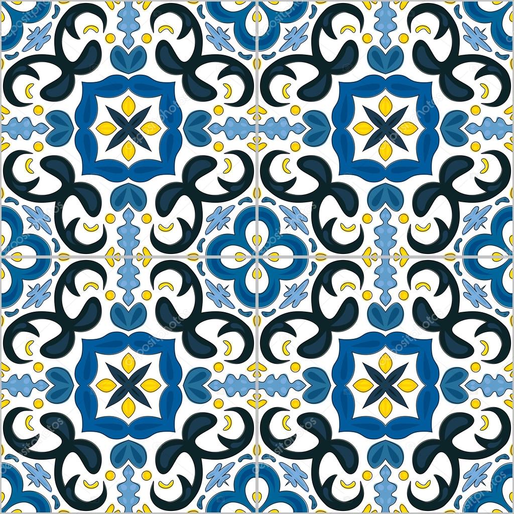 Illustrated portuguese tiles
