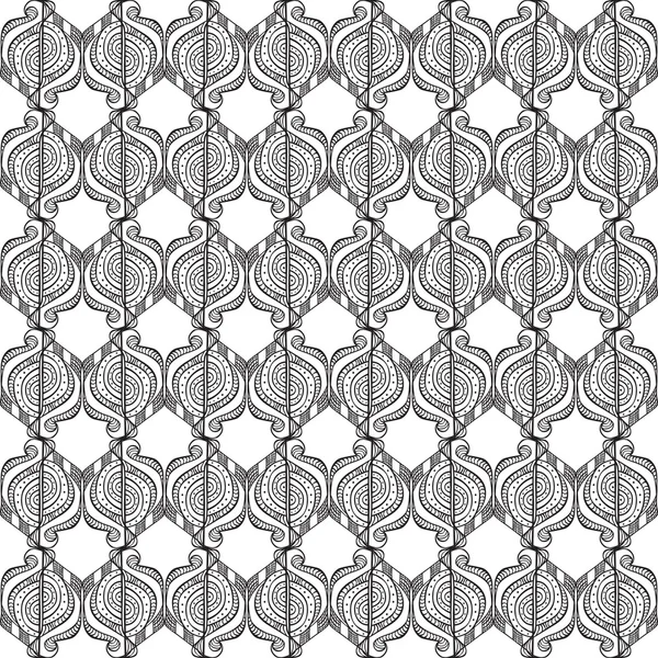 Geïllustreerde naadloze patroon — Stockvector