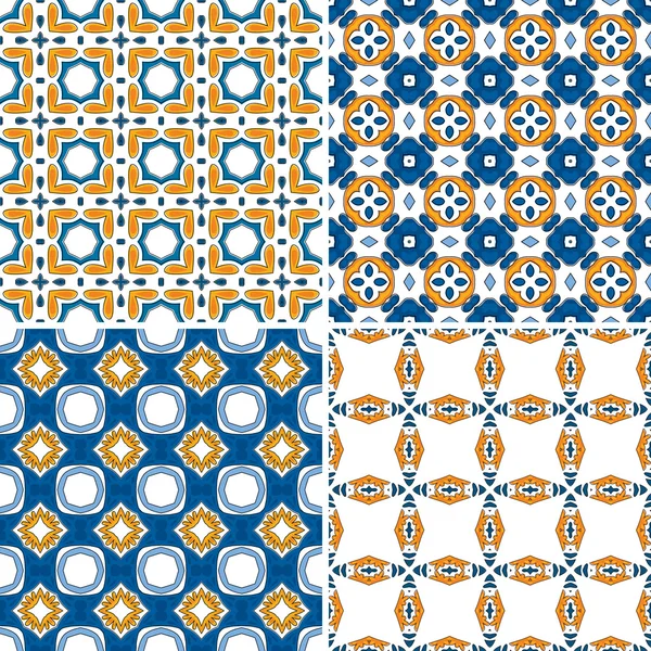 Illustration portuguese tiles — Stock Vector