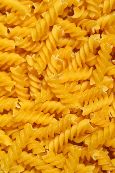 Zblízka Suché Tepelně Neupravené Fusilli — Stock fotografie