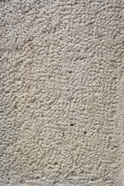 Detalhe Uma Parede Pedra Áspera Branca — Fotografia de Stock