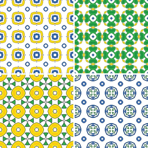 Portuguese tiles — Stock Vector