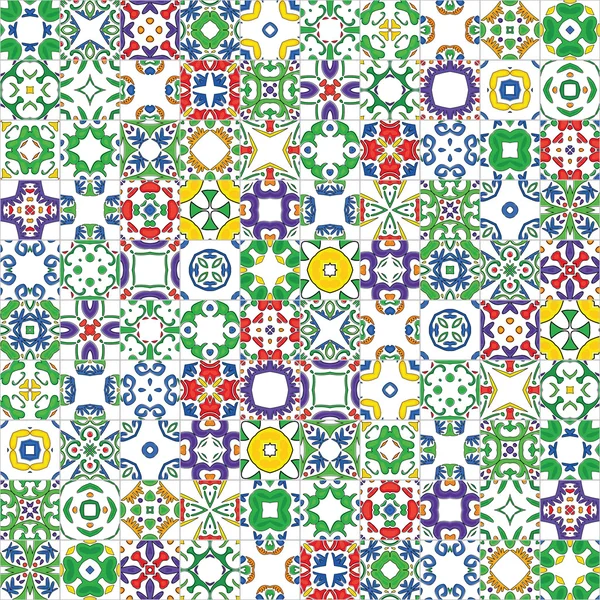 Portuguese tiles — Stock Vector