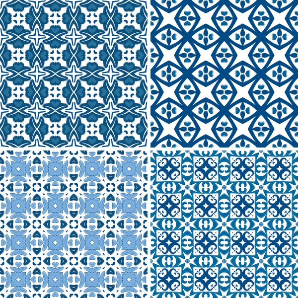 Portuguese tiles — Stock Vector