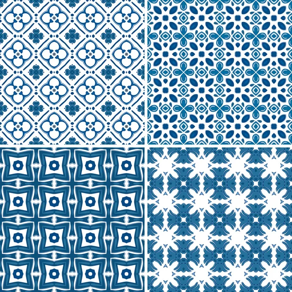 Azulejos portugueses — Vetor de Stock