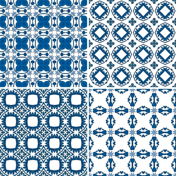 Azulejos portugueses — Vetor de Stock