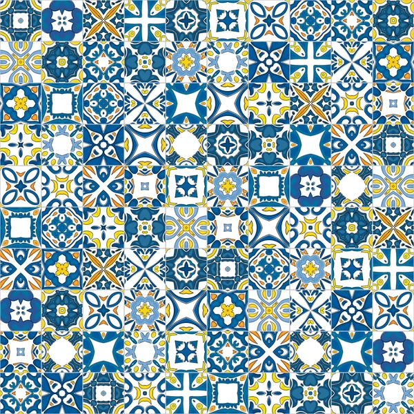 Portuguese tiles — Stock Vector