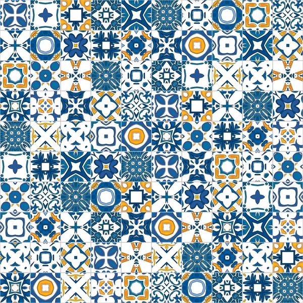 Portuguese tiles — Stock Vector