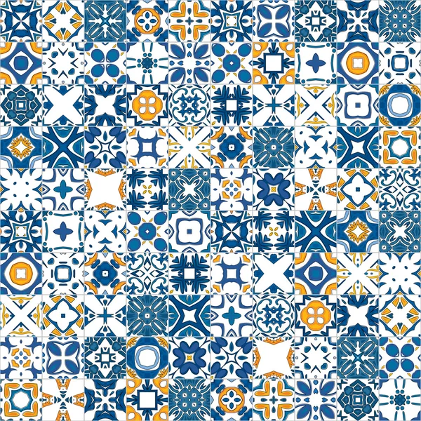 Portuguese tiles — Stock Vector