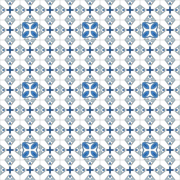 Portuguese tiles — Stock Vector