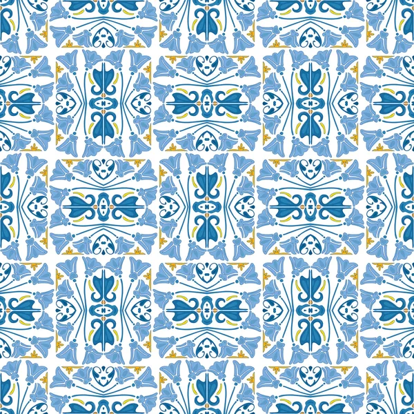 Azulejos portugueses — Vetor de Stock