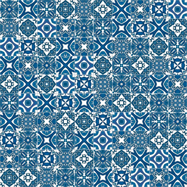 Portuguese tiles — Stock Vector