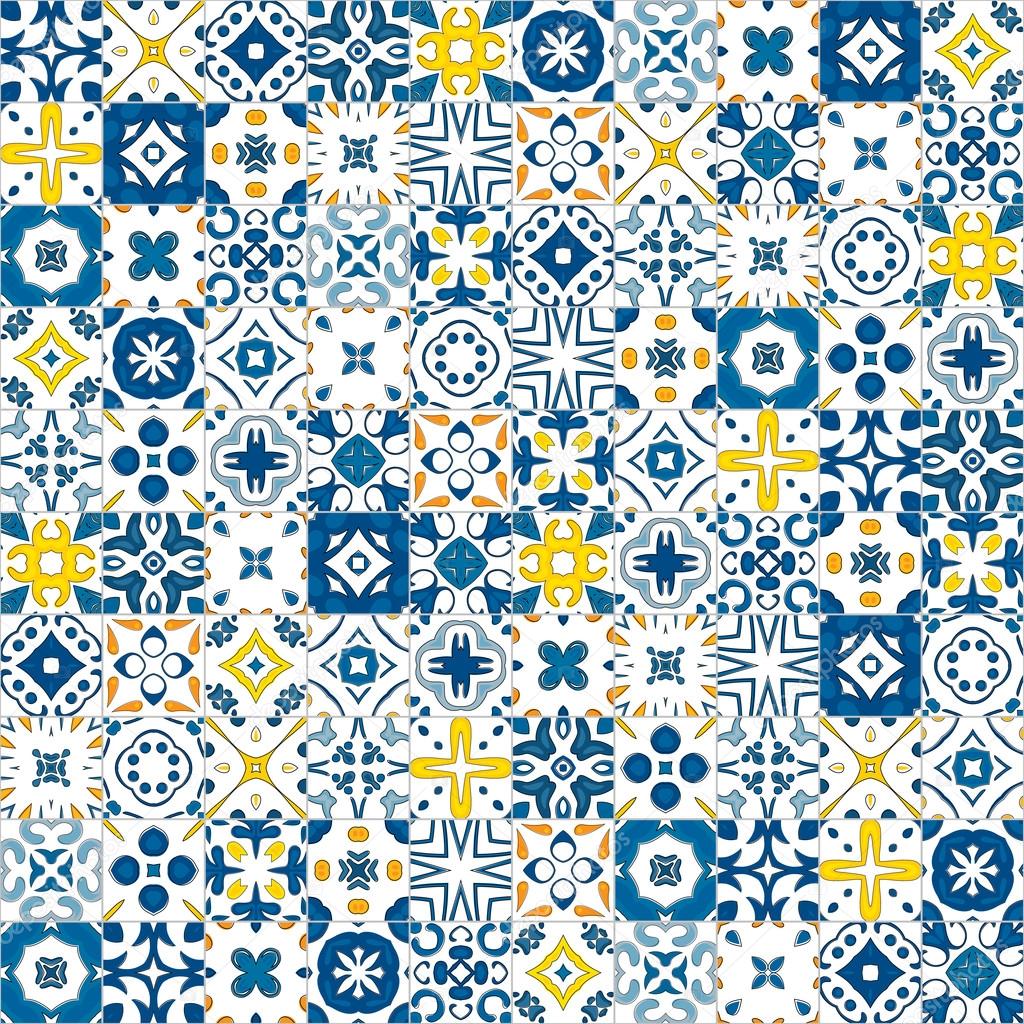 Portuguese tiles — Stock Vector © nahhan 83155356