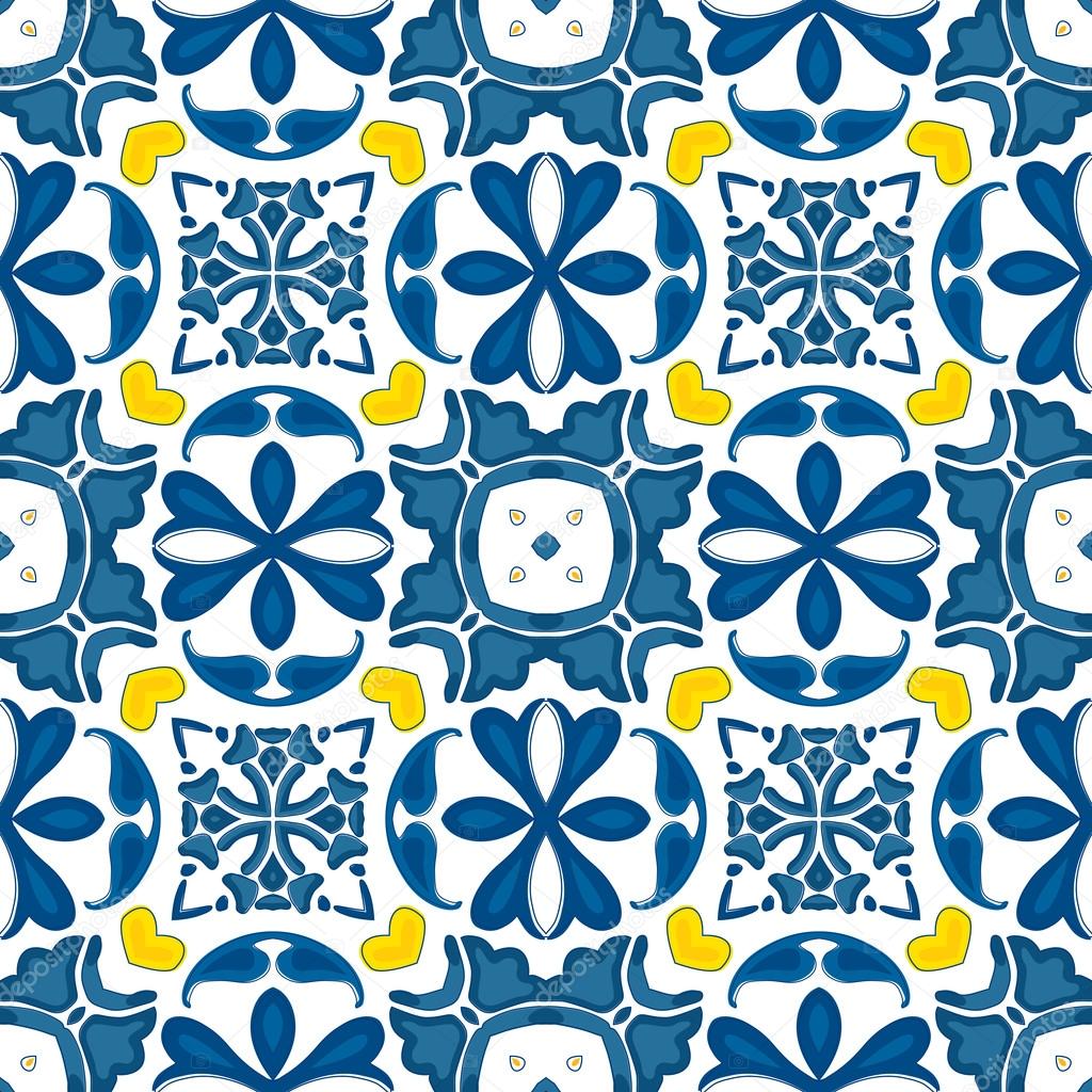 Portuguese tiles — Stock Vector © nahhan 83155918