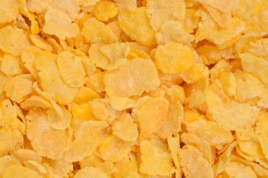 Sarı ve altın mısır tanelerinden oluşan parlak, dokulu bir arka plan tüm çerçeveyi doldurur.