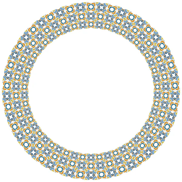 Cercle décoratif illustré — Image vectorielle