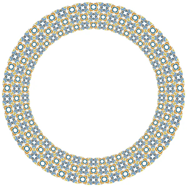 Illustrated decorative circle — Stock Vector