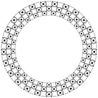 Resimli dekoratif daire