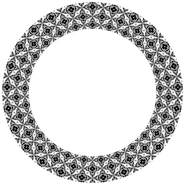 Resimli dekoratif daire