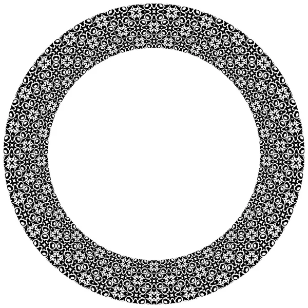 Illustrated decorative circle — Stock Vector