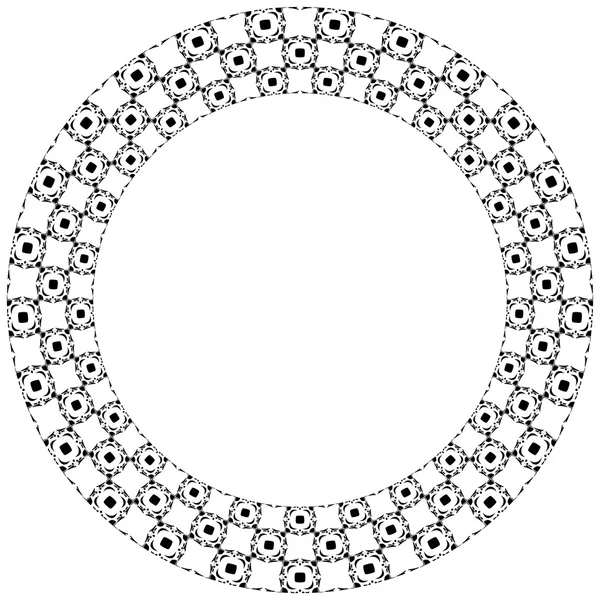 Illustrated decorative circle — Stock Vector