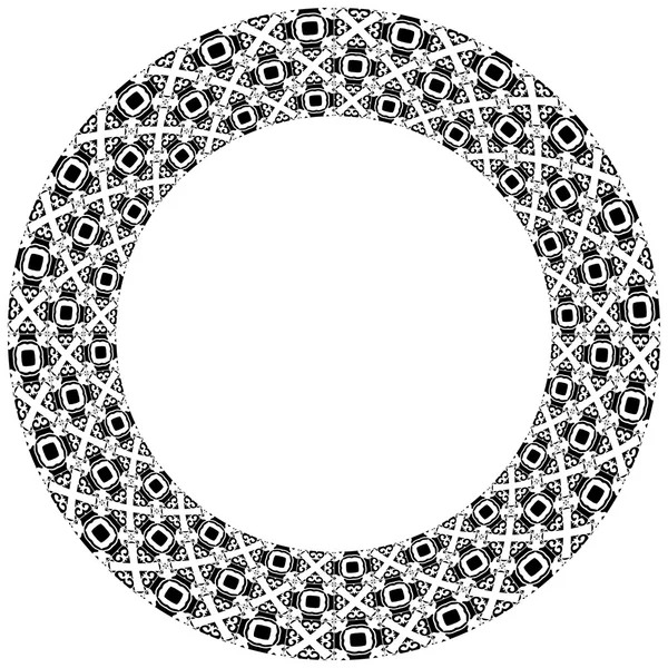 Ilustrované dekorativní kruh — Stockový vektor